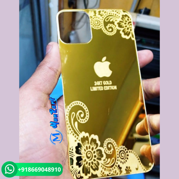 Apple Logo 24K Limited Edition Golden Mobile cover