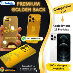 Apple iPhone 12 Pro Max Luxury Golden Mobile Panel