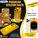 Apple iPhone 14 Pro Max Luxury Golden Panel Mobile Cover