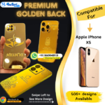 Apple iPhone XS Luxury Golden Panel Mobile Cover