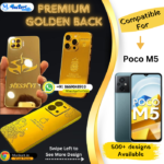 Poco M5 Luxury Golden Mobile Panel