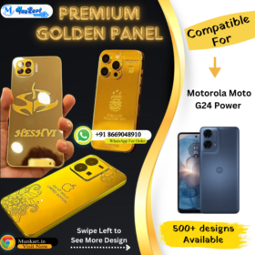 Motorola Moto G24 Power Golden Mobile Panel Cover