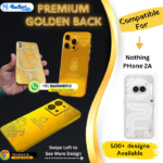 Nothing Phone 2A Luxury Golden Mobile Cover