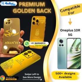 Oneplus 10R 5G Golden Panel Mobile Cover