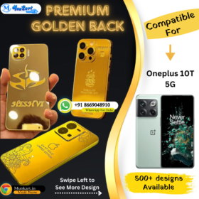 Oneplus 10T 5G Golden Panel Mobile Cover