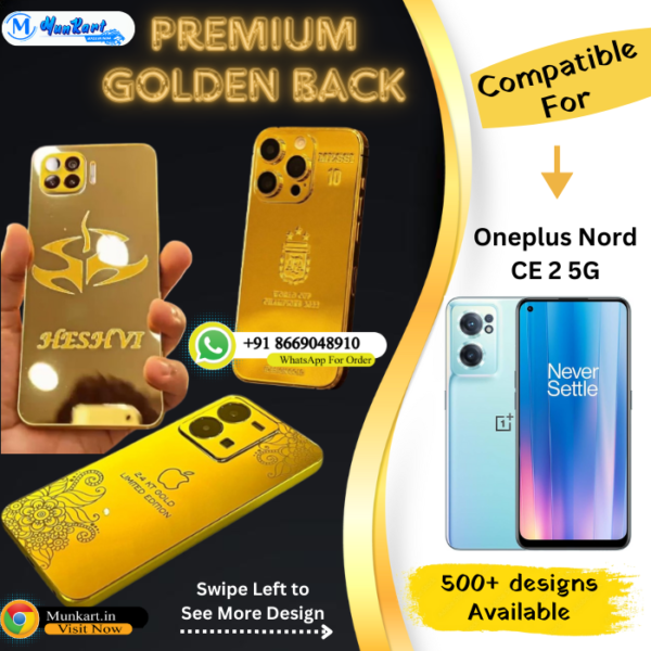 Oneplus Nord CE 2 5G Golden Panel Mobile Cover