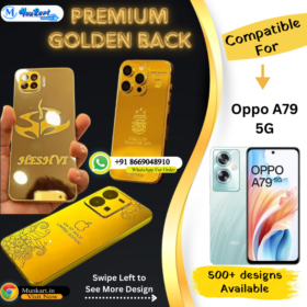 Oppo A79 5G Golden Mobile Back Cover