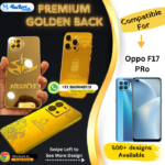 Oppo F17 Pro Golden Mobile Back Cover