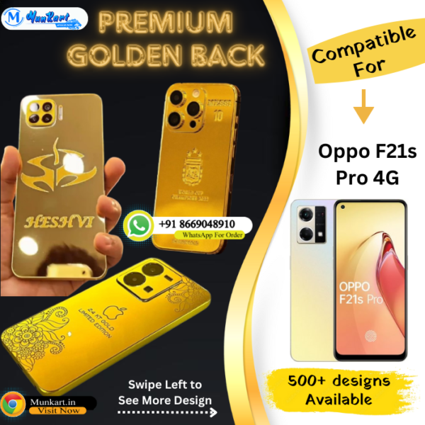 Oppo F21s Pro 4G Golden Mobile Back Cover