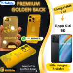 Oppo K10 5G Golden Mobile Back Cover