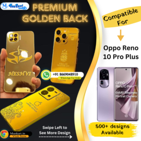 Oppo Reno 10 Pro Plus Golden Mobile Back Cover