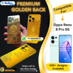 Oppo Reno 8 Pro 5G Golden Mobile Back Cover