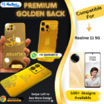Realme 11 5G Luxury Golden Plate Cover