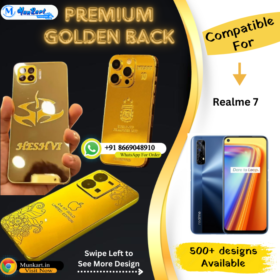 Realme 7 Golden Mobile Glass Plate Cover