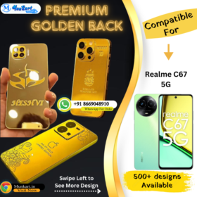 Realme C67 5G Luxury Golden Back Panel