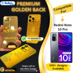 Redmi Note 10 Pro Golden Panel Mobile Back Cover