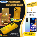 Redmi Note 11 Pro Golden Panel Mobile Back Cover
