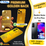 Redmi Note 11 Pro Plus Golden Mobile Back Cover