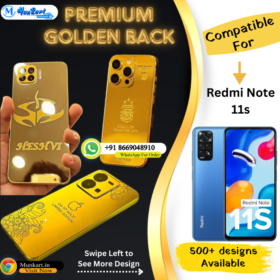 Redmi Note 11s Golden Panel Mobile Back Cover