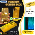 Redmi Note 8Pro Golden Panel Mobile Back Cover