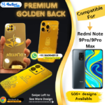 Redmi Note 9Pro Golden Panel Mobile Back Cover