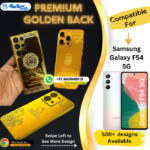Samsung Galaxy F54 5G Luxury Golden Panel Cover