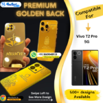 Vivo T2 Pro 5G Golden Mobile Back Cover