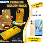 Vivo T2X 5G Golden Mobile Back Cover