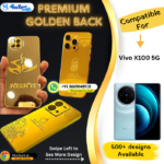 Vivo X100 5G Golden Mobile Back Cover