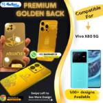 Vivo X80 5G Golden Mobile Back Cover
