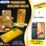Vivo Y100A Golden Mobile Back Cover