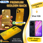 Vivo Y35 Golden Mobile Back Cover