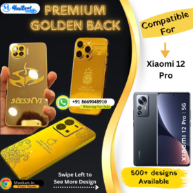 Xiaomi 12 Pro Golden Panel Mobile Back Cover