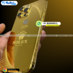 Rolex Luxury Golden Mobile Panel with Name