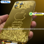 iPhone 15 Pro Max Luxury Golden Mobile Panel