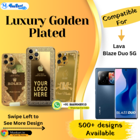 Lava Blaze Duo 5G Golden Mobile Panel Cover