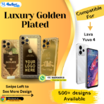 Lava Yuva 4 Golden Mobile Panel Cover