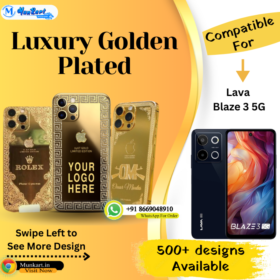 Lava Blaze 3 5G Golden Mobile Panel Cover