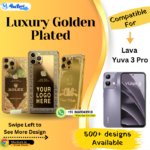 Lava Yuva 3 Pro Golden Mobile Panel Cover