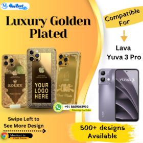 Lava Yuva 3 Pro Golden Mobile Panel Cover