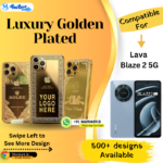 Lava Blaze 2 5G Golden Mobile Panel Cover