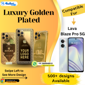 Lava Blaze Pro 5G Golden Mobile Panel Cover