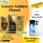 Oppo Reno 13 5G Golden Mobile Panel Cover