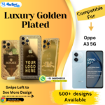 Oppo A3 5G Golden Mobile Panel Cover