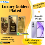 Oppo A3 Pro 5G Golden Mobile Panel Cover