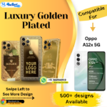 Oppo A12x 5G Golden Mobile Panel Cover