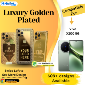 Vivo X200 5G Golden Mobile Panel Cover