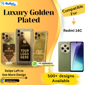 Redmi 14c Golden Mobile Panel Cover