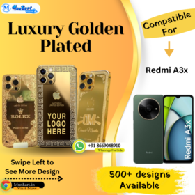 Redmi A3x Golden Mobile Panel Cover