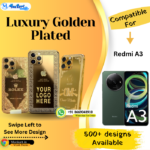 Redmi A3 Golden Mobile Panel Cover